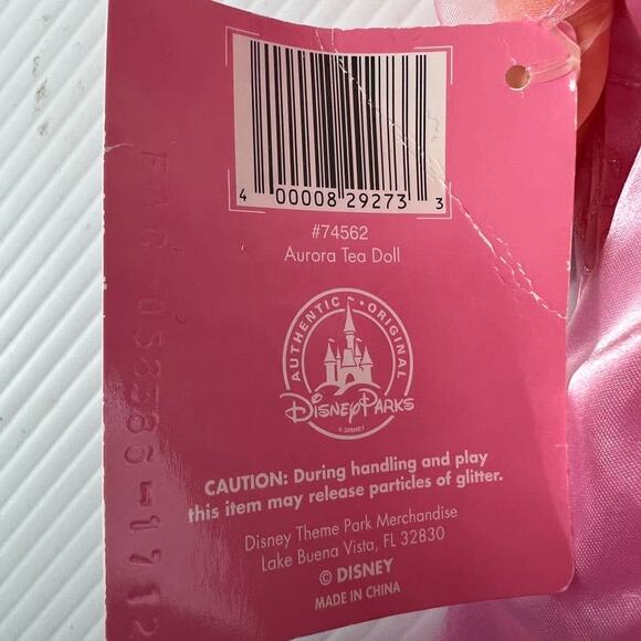 NWT Flaw Disney World Perfectly Princess Tea Party Aurora Tea Doll 19 in - Picture 8 of 10